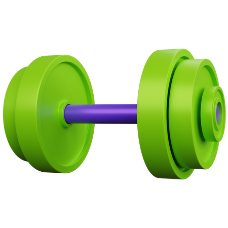 Dumbbell 3D Icon