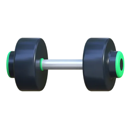 Small Dumbbell Icon Gym And Fitness 3 D Illustration 3D Icon