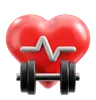 Dumbbell and Heartbeat