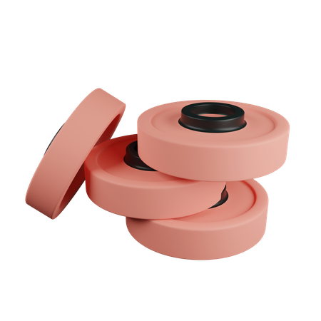 Dumbbell disc  3D Icon
