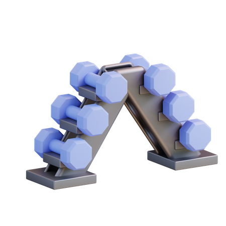 Dumbbells  3D Icon