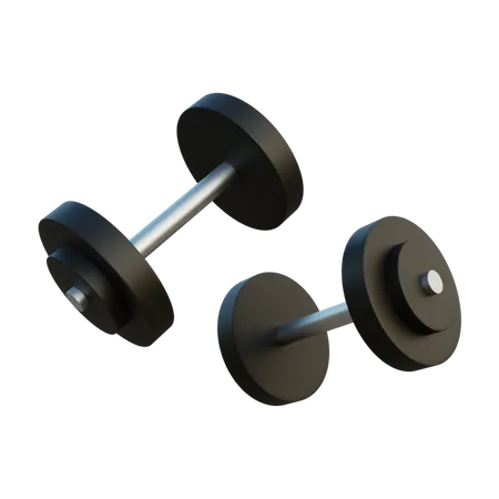 Dumbbells  3D Icon