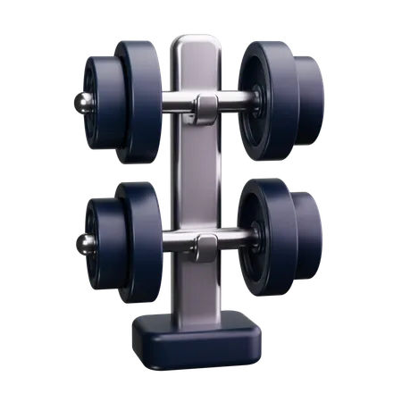 Dumbbells  3D Icon