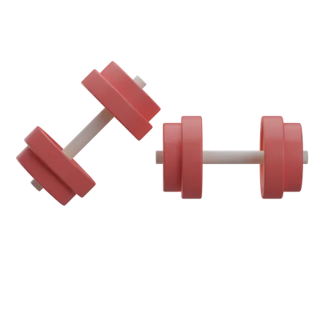 Dumbbells  3D Illustration