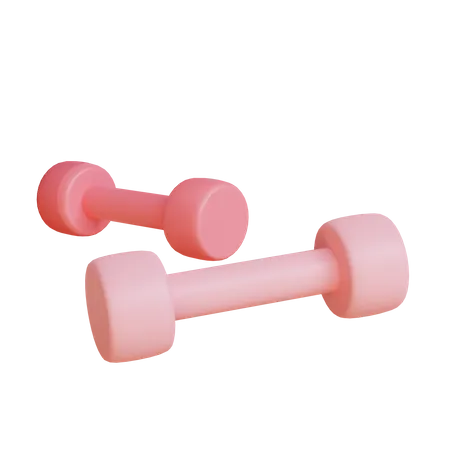 3 D Dumbbell Illustration Object Rendered Can Be Used In Web Andmay More High Resolution 3D Illustration