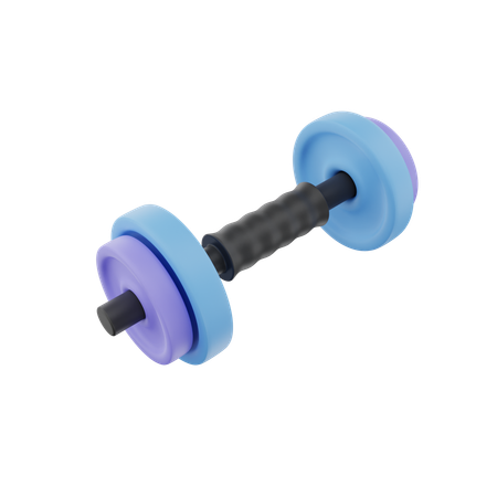 Dumbbells Training  3D Icon