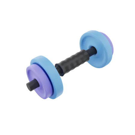 Dumbbells Training  3D Icon