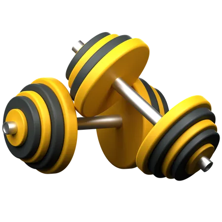 Exercise Dumbbell 3 D Icon Illustration 3D Icon
