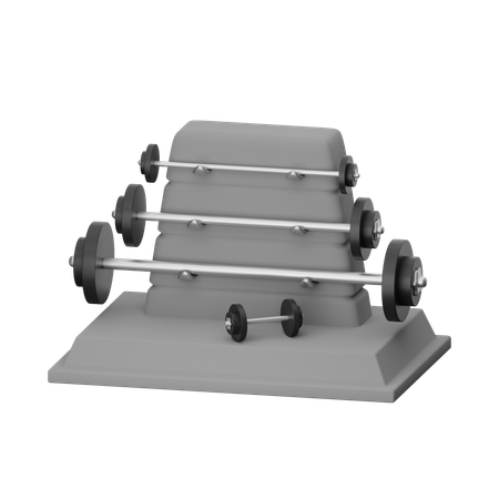 Dumbell  3D Icon