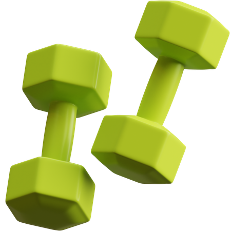 Dumbells  3D Icon