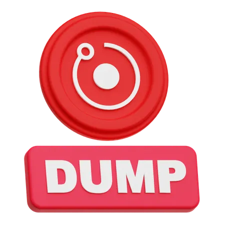 Dump Render Token  3D Icon