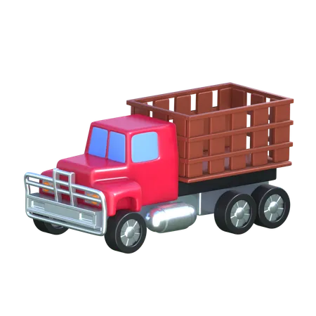 Dump Truck 3 D Transportation Icon 3D Icon