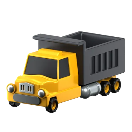 Dump Truck 3 D Construction Vehicles Icon 3D Icon