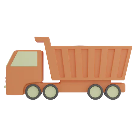 Dump Truck  3D Illustration