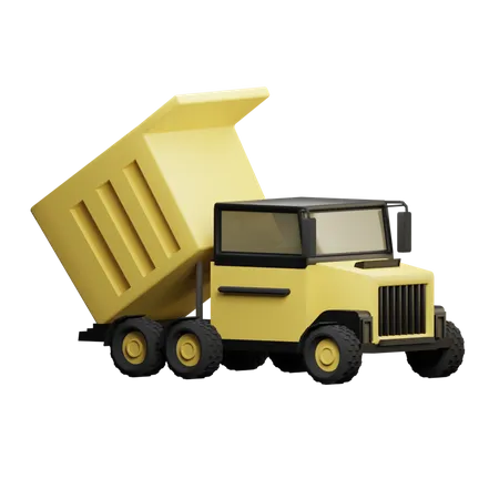 Dump Truck  3D Illustration