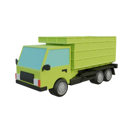 Dump Truck  3D Illustration