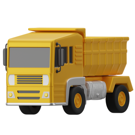 Dump Truck 3D Icon