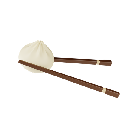 Dumpling  3D Icon