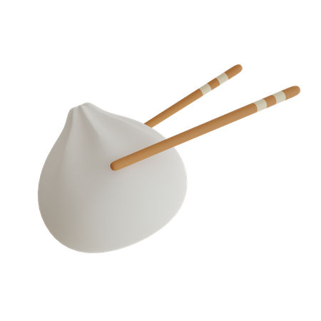 Dumpling  3D Icon