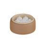 3d dumpling emoji