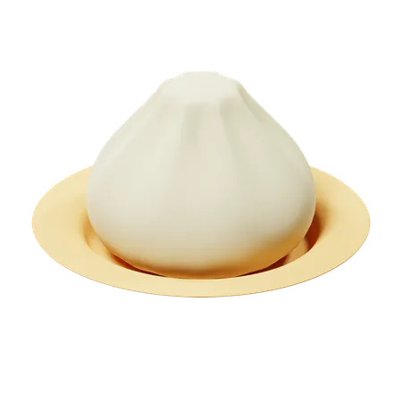 Dumpling Dish  3D Icon