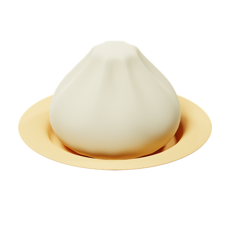 Dumpling Dish  3D Icon