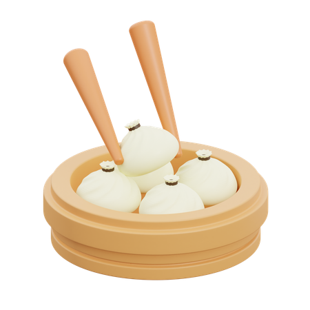 Dumpling3  3D Icon