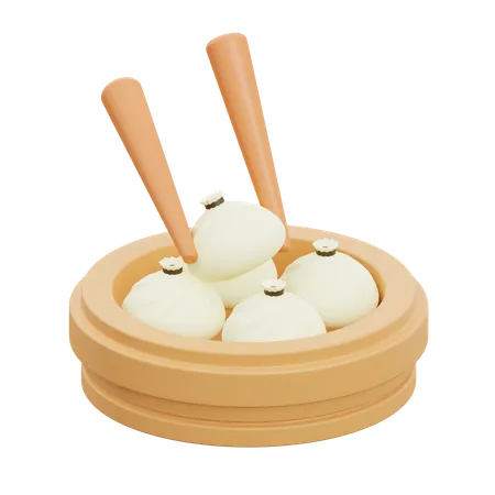 Dumpling3  3D Icon