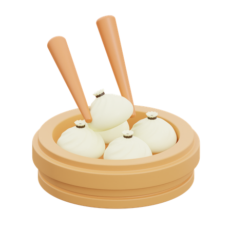 Dumpling3  3D Icon