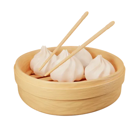 Dumplings  3D Icon