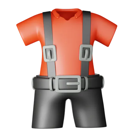 Dungarees  3D Icon