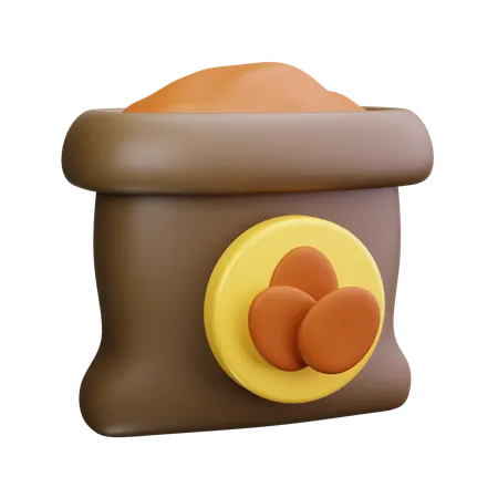 Düngersack  3D Icon