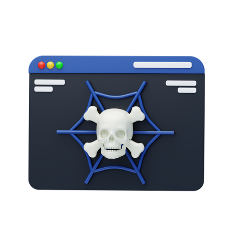 Dark Web  3D Icon