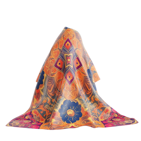 Dupatta  3D Icon