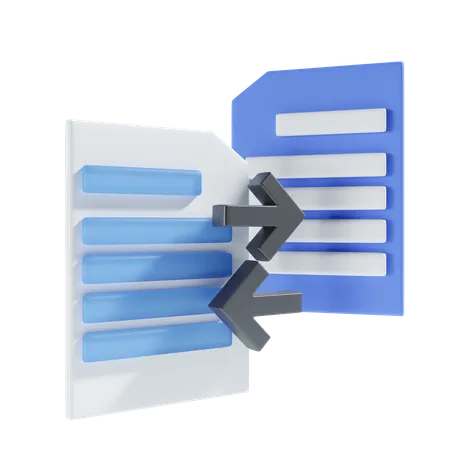 Duplicate file  3D Icon