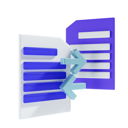 Duplicate file  3D Icon
