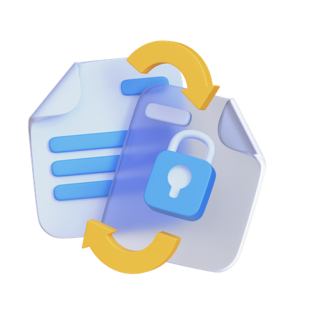 Duplicate File  3D Icon