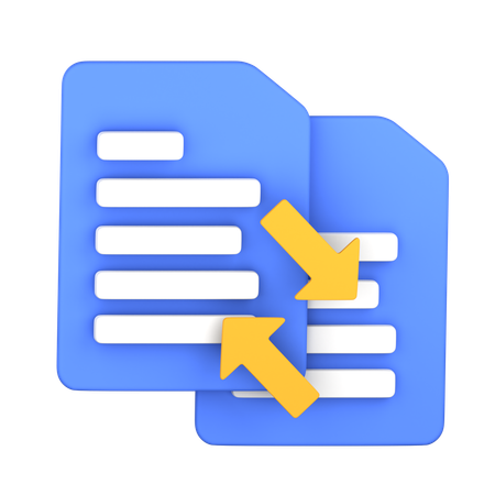 Duplicate File  3D Icon