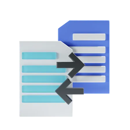 Duplicate file  3D Icon