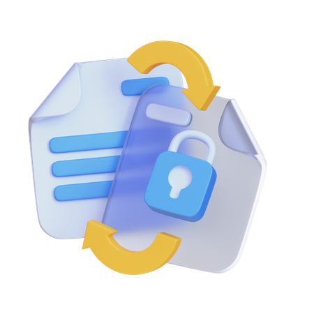 Duplicate File  3D Icon