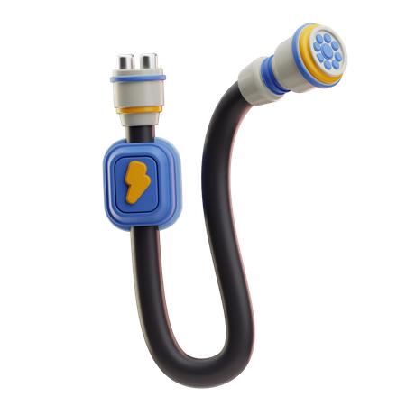 Durable Outdoor Hose Connector For Easy Attachment  3D Icon