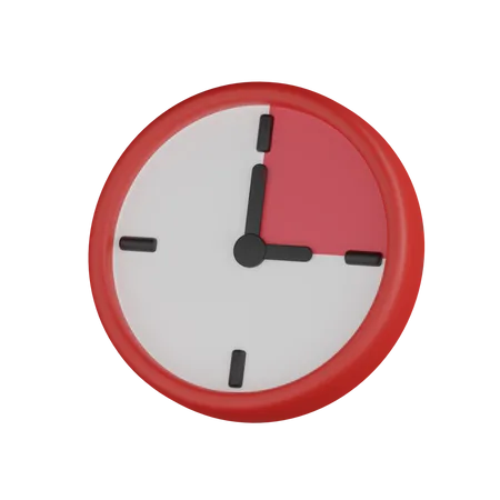 Duración del reloj  3D Icon