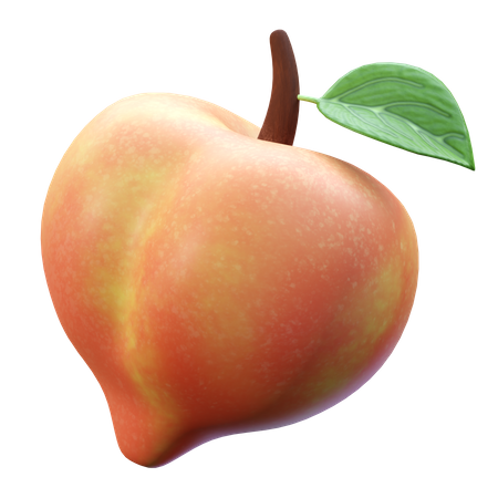 Durazno  3D Icon