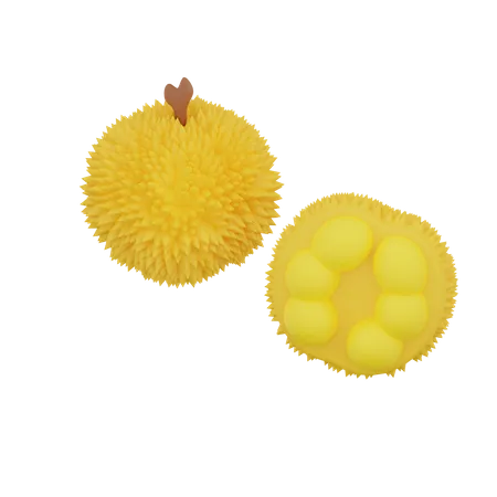 Durian  3D Illustration