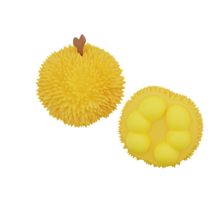 Durian  3D Illustration