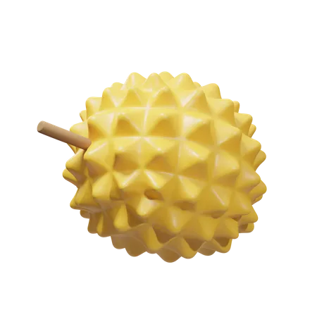 Durian Fruit  3D Illustration