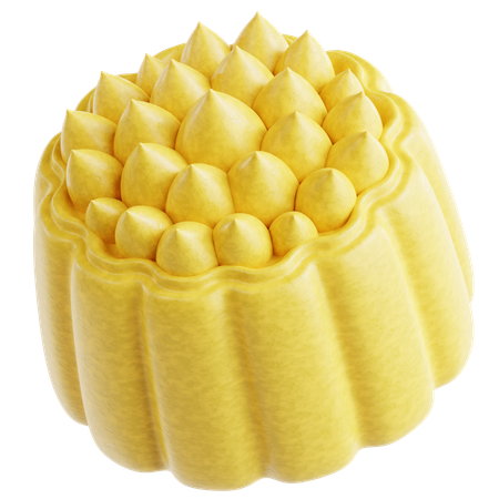 Durian Mooncake  3D Icon