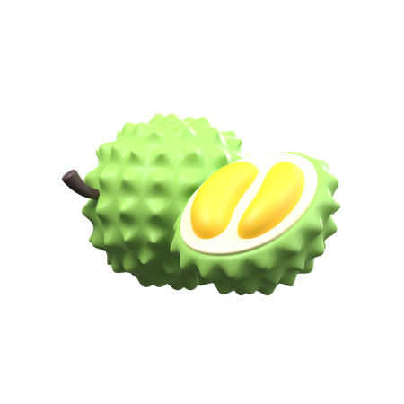 Durian Slices  3D Icon