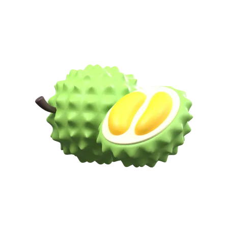 Tranches de durian  3D Icon