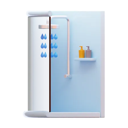 Dusche  3D Icon